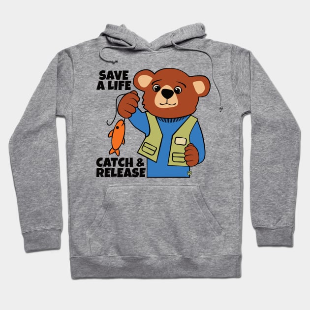 Catch and Release Fishing Hoodie by Sue Cervenka